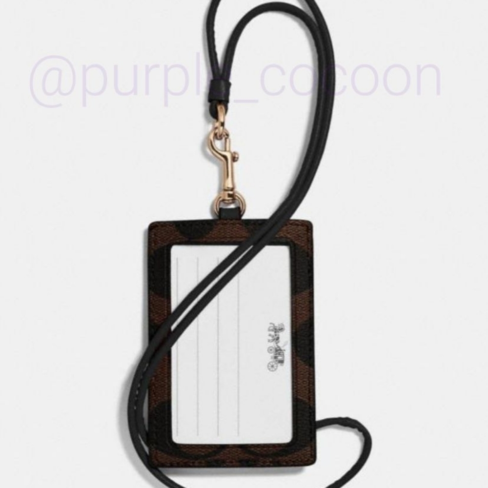 Unisex Coach Lanyard